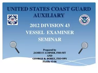 UNITED STATES COAST GUARD AUXILIARY