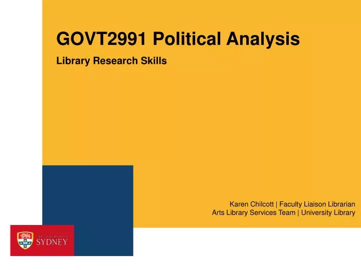 govt2991 political analysis