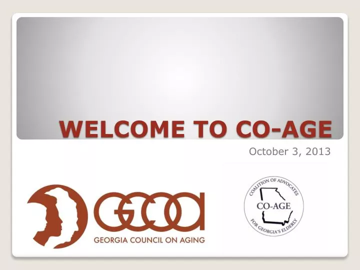 welcome to co age