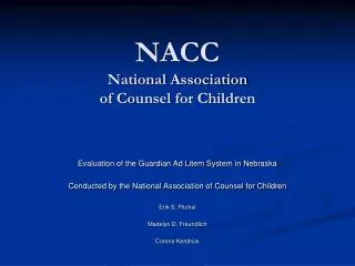NACC National Association of Counsel for Children