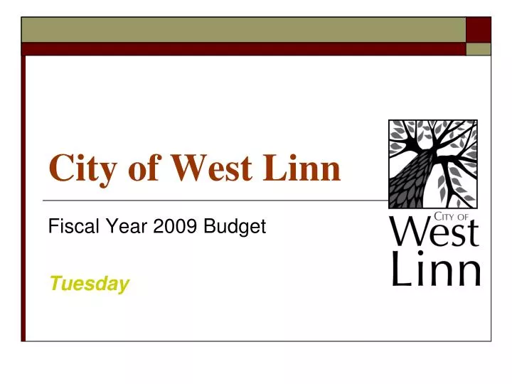 city of west linn