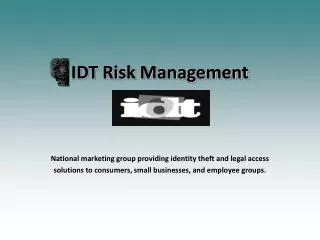 IDT Risk Management