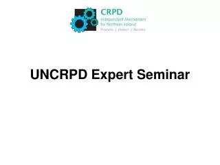 UNCRPD Expert Seminar