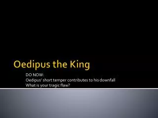 Oedipus the King