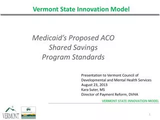 Vermont State Innovation Model
