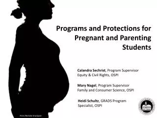 Programs and Protections for Pregnant and Parenting Students