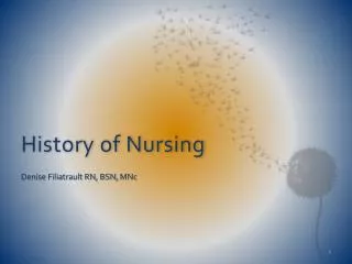 History of Nursing