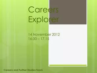 Careers Explorer