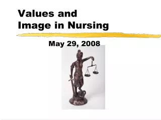 Values and Image in Nursing