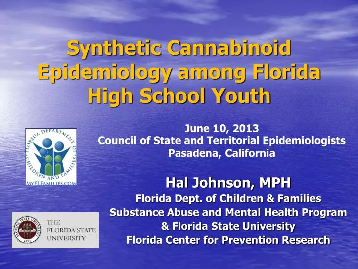 synthetic cannabinoid epidemiology among florida high school youth
