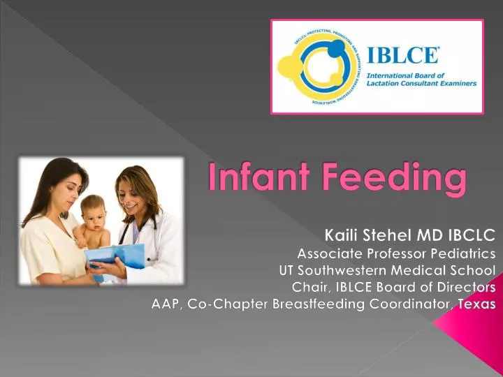 infant feeding