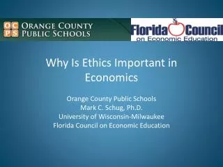 Why Is Ethics Important in Economics