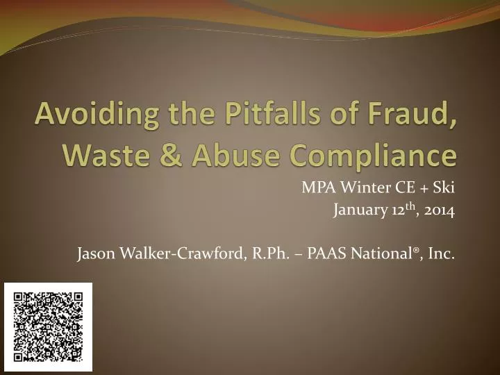 avoiding the pitfalls of fraud waste abuse compliance
