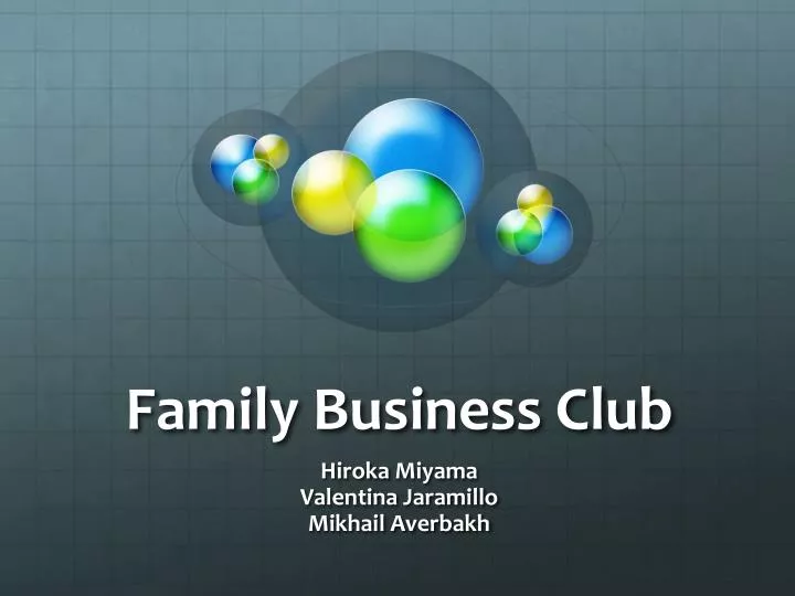 family business club