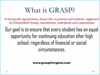 What is GRASP?