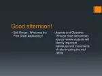 Good afternoon! - slide 1