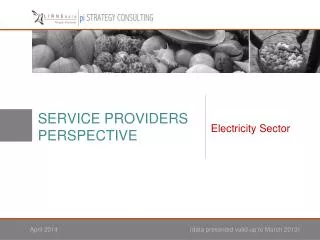 SERVICE PROVIDERS PERSPECTIVE