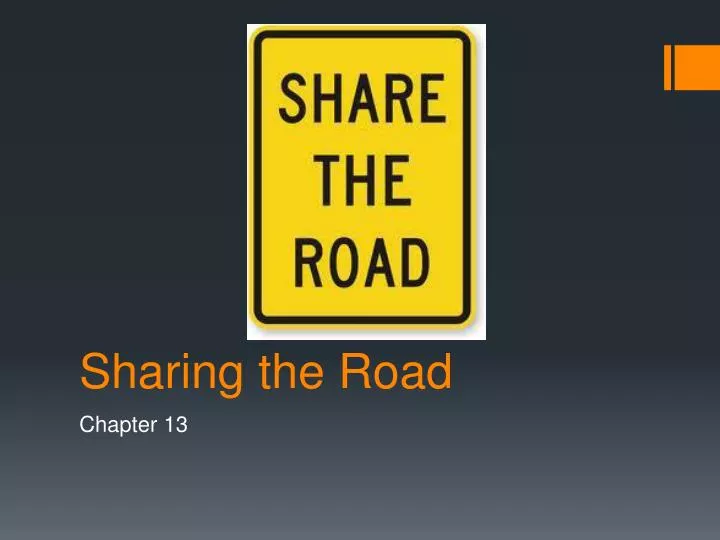 sharing the road
