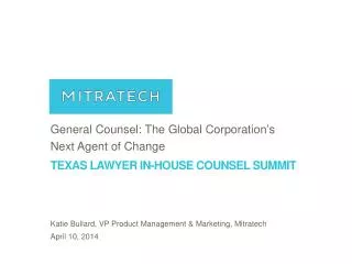 Texas Lawyer In-House Counsel Summit