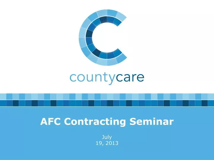 afc contracting seminar
