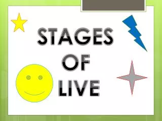 STAGES OF LIVE