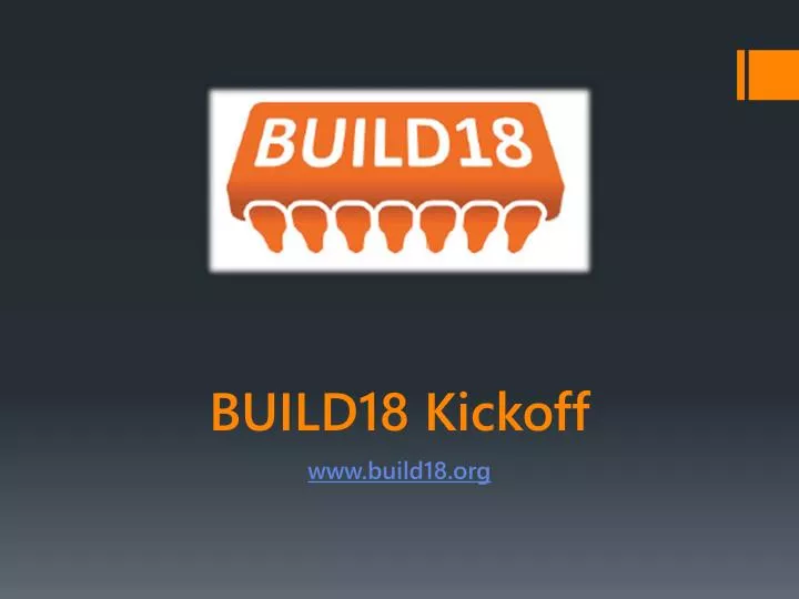 build18 kickoff