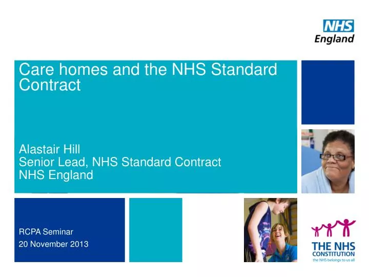 care homes and the nhs standard contract