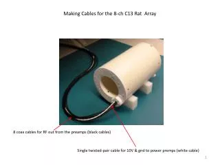 Making Cables for the 8-ch C13 Rat Array