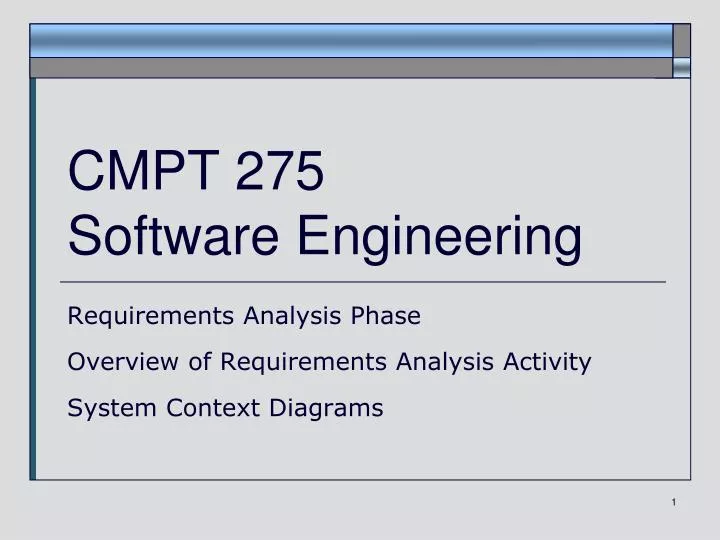 cmpt 275 software engineering