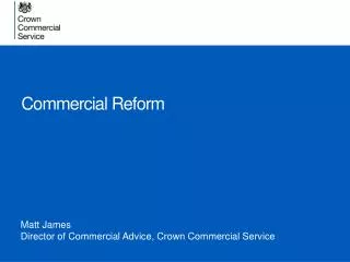 Commercial Reform