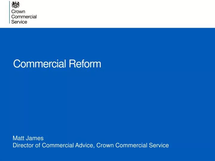 commercial reform