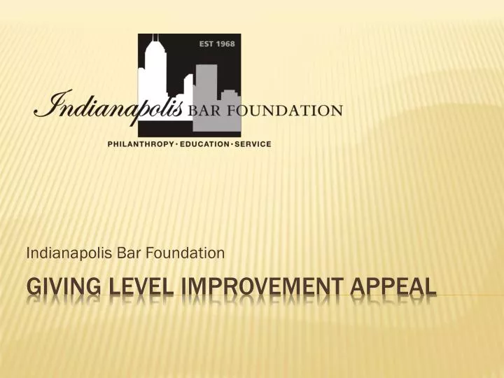 indianapolis bar foundation