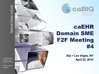 caEHR Domain SME F2F Meeting #4