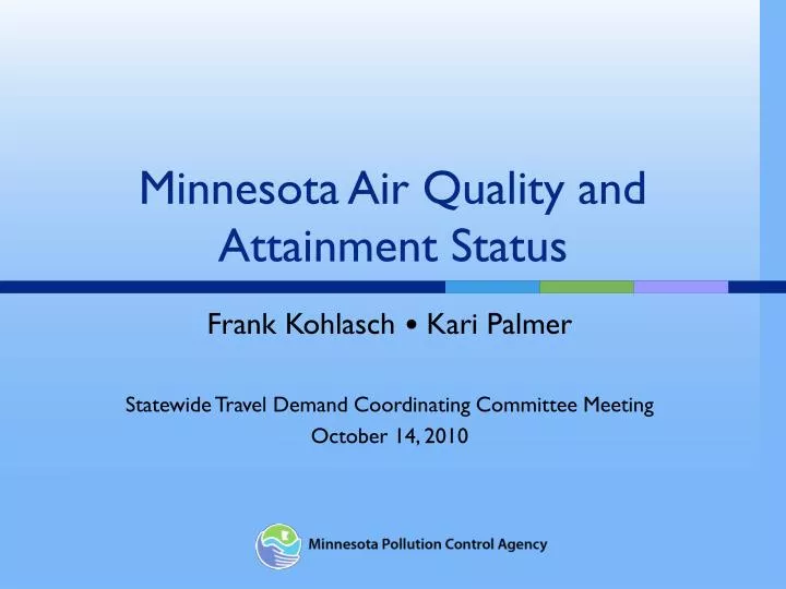 minnesota air quality and attainment status