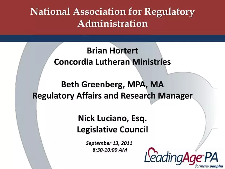 national association for regulatory administration