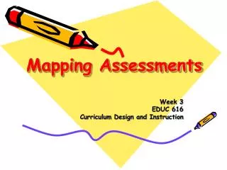 Mapping Assessments