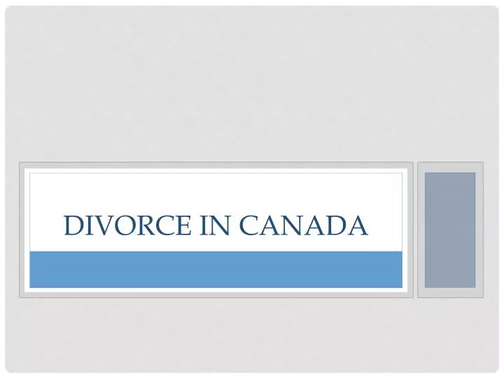 divorce in canada