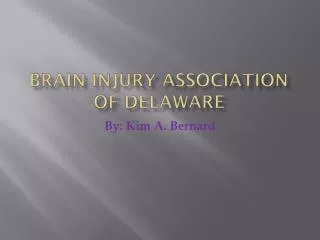 Brain Injury Association of Delaware