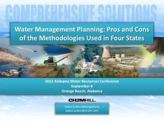Water Management Planning: Pros and Cons of the Methodologies Used in Four States