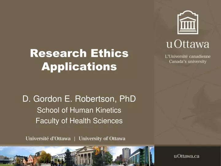 research ethics applications