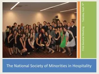 The National Society of Minorities in Hospitality