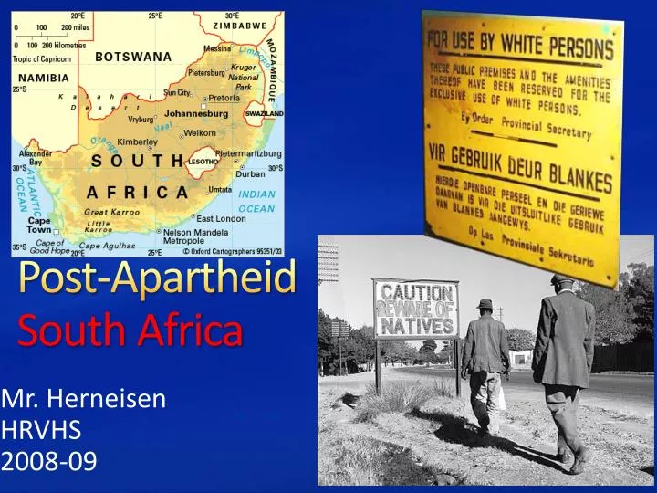 post apartheid south africa