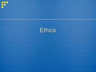 Ethics