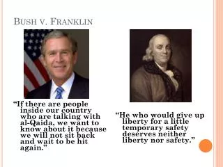 Bush v. Franklin