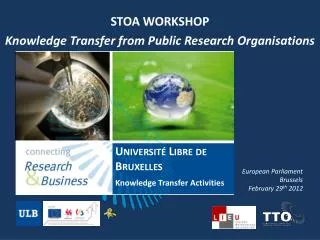 STOA WORKSHOP Knowledge Transfer from Public Research Organisations