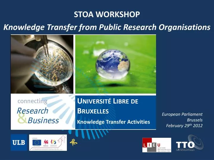 stoa workshop knowledge transfer from public research organisations