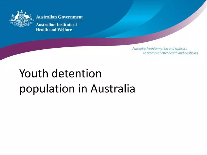 youth detention population in australia