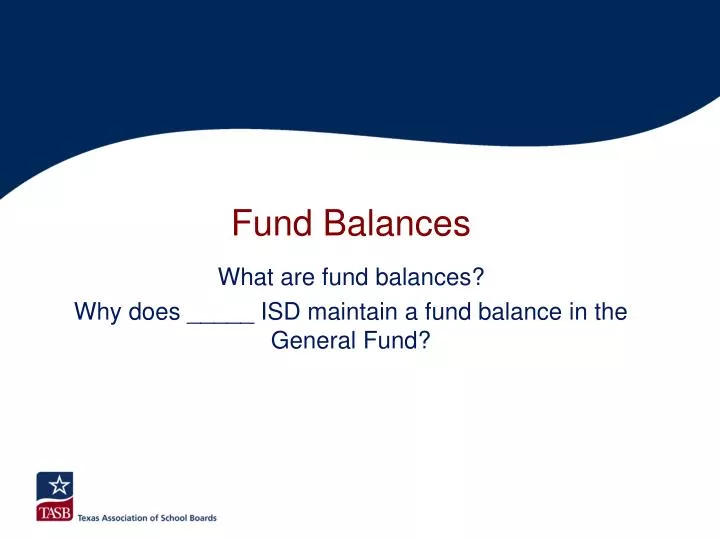 fund balances