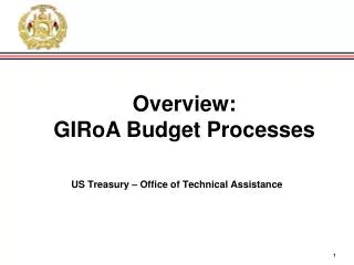 US Treasury – Office of Technical Assistance