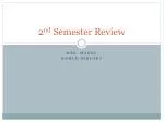 2 nd Semester Review - slide 1